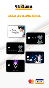 Solo Leveling Anime Atm Bank Card Skin Stickers