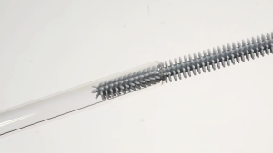 【in stock】Silicone Straw Cleaner Brush 2Pcs（6mm+9mm） Straw Cleaner Brush Extra Long Straw Brush Bristles Cleaner Brush for Cleaning Stanley Metal Glass Straws Drink Lid