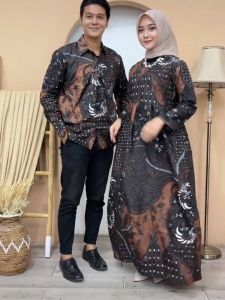 BATIK COUPLE PASANGAN GAMIS BATIK COUPLE KEMEJA BATIK COUPLE SEPASANG BAJU BATIK SUAMI ISTRI TERBARU Bahan Katun Polymicro Pakaian Resmi Dan Non Resmi - Lazada
