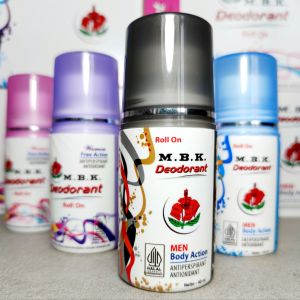 M.B.K Deodorant Roll On | Netto 40 ml | Deodoran MBK Penghilang Bau badan