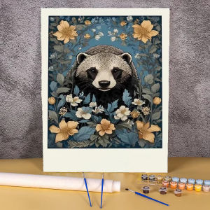 Animal Modular Picture with Paint By Numbers Diy Art Painting Number Drawing on Canvas for Bedroom Wall Home Decoration Pintura