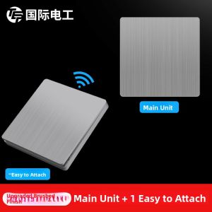 Wireless Remote Switch Smart No Wiring Stick Anywhere Lamp Switch Double Control Bedroom Controller Light off Tool International Electrotechnical
