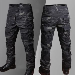 Men Tactical Trousers Combat Camouflage Pants Outdoor Training Trekking Sport Clothes Hunting Clothes Breathable Quick Dry Pants