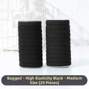 JIUDUOLAN | Elastic Durable Hair Tie Black