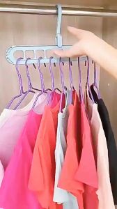 Hanger Gantungan Pakaian Baju 9 Lubang Multifungsi Super Praktis