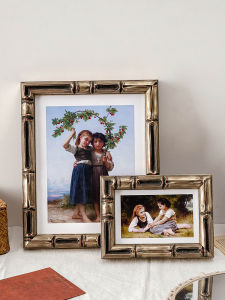 Retro European Style Picture Frame 7 Inch 8 Inch 10 Inch Wall Hanging Tabletop Display Oil Painting Framing Home Decor Accessories