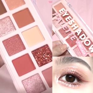 PINKFLASH Eyeshadow Palette Pink Dessert Pro Touch PF-E15 | 12 Shades | Eyeshadow | Long Lasting | Riasan Mata | Pink Flash | BPOM