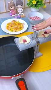 Double Head Press Type Pierogi Maker Mold ใหม่พิเศษ DIY Machine Kitchen Easy-tool สิ่งประดิษฐ์เกี๊ยวอัตโนมัติในครัวเรือน