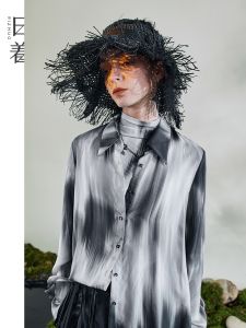 Influencer Style High-end Fashionable Blouse Loose Floral Print