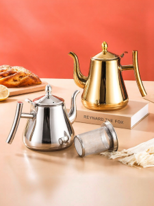 YANXING | Thickened Stainless Steel Tea Pot with Filter