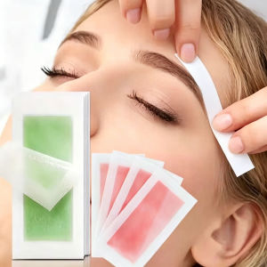 40x Depilatory Wax Strip Fast Hair Removal Wax Paper Cold Wax Strip Paper for Face Neck Arm Leg Body Beauty Tool