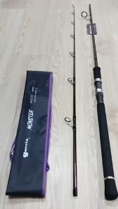 GARCIA MONSTER SPINNING FISHING ROD (PURPLE)