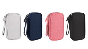 7Inch Electronic Digital Storage Bag Mobile Phone Earphone SD Card USB Cable Travel Bag by JUST4U