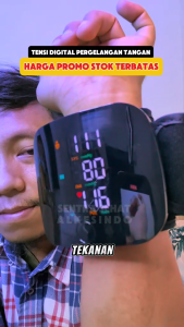COD Cepat Tensi Meter pakai di lengan Tensimer Digital Alat Ukur Tekanan Darah with Voice Indonesia