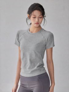 Short Sleeve Fitness Yoga T-shirt Breathable Quick-dry