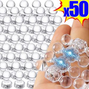 50pcs Super Strong Magnetic Pushpins Sucker Thumbtack Durable INS Clear Magnet Push Pin for Refrigerator Whiteboard