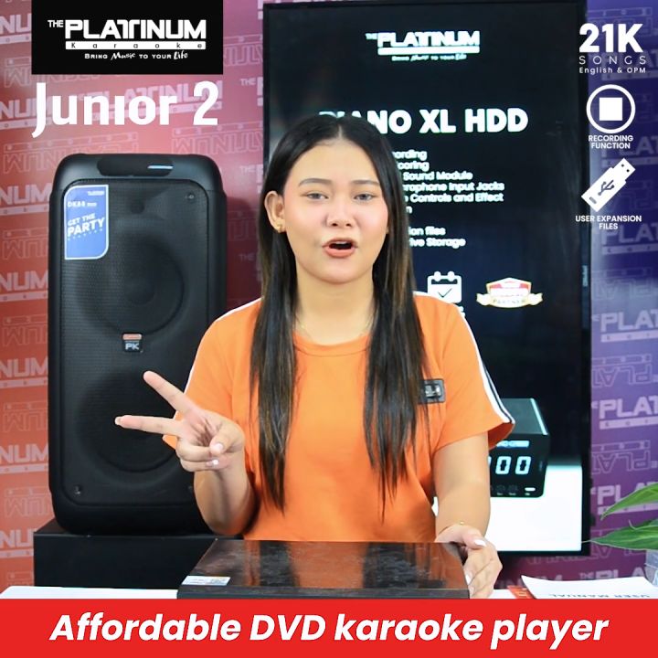 Platinum Karaoke KS10 Plus Junior 2 Player 23,000++ songs with Wired ...