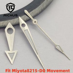 RICHUS NH35 Watch Hands Silver Watch Hands Green Luminous Fit NH34 NH35 NH36 ETA2824 2836 Miyota8215-DG Movement