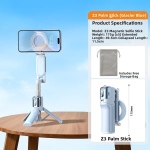 Zoom Magnetic Portable Selfie Stick Tripod