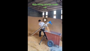 Siêu phẩm máy hút trấu hút thóc loại cần dài 2m 3m 4m đường kính 114mm