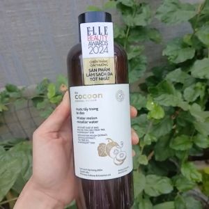 ẢNH THẬT Nước tẩy trang bí đao Cocoon Winter melon micellar water làm sạch da và loại bỏ lớp trang điểm (500ml)