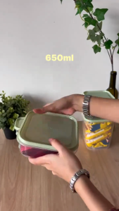 Home2U🏡 17pcs Food Container BPA Free Microwave-safe Food Container Multipurpose Lunch Picnic Tupperware Bekas