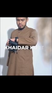 KHOIRUMMAH Koko Kurta Khaidar Set - Baju Pria Dewasa Lengan Panjang