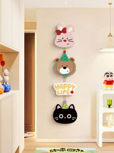 นาฬิกาติดผนังแบบติดผนัง ตกแต่งห้องนอนและห้องนั่งเล่น สไตล์โมเดิร์นเรียบง่าย อุปกรณ์ตกแต่งภายในบ้าน ติดเตียง ติดผนัง ป้ายติดผนัง