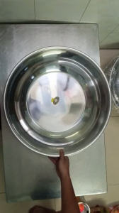 Thau inox 52cm - 58cm loại dày chất lượng sáng bóng bền đẹp phục vụ cho gia dình quán ăn nhà hàng......