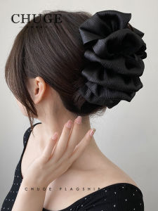 Elegant Large Size Bubble Shark Clip Shiny Thread Cloud-like Hair Claw Clip Stylish Hair Accessories Fashionable Hair Grips