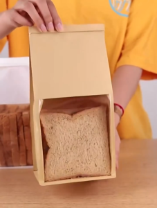 [10 PCS] Kemasan Roti Tawar Clip Toast Bag Plastik Kantong Roti Tawar Cookies Donat Croissant Klip