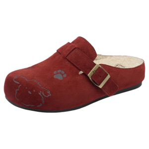 Josiny | Fuzzy Dog Design Plush Clogs Womens Half Slipper Autumn Winter