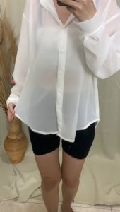 One fashion id COD +GRATIS ONGKIR  / Kemeja pocket  jumbo / Koreaan Top Blouse Bahan crinkle airflow / kemeja wanita jumbo /Atasan wanita jumbo  / Blouse  wanita viral / kemeja kekinian / Blouse wanita crop / Pakaian wanita crop / kemeja  korea