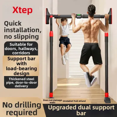 XTEP | Indoor Home Pull-up Bar Dip Station No Drilling Required