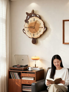 MEISD | New Silent Creative Retro Style Wall Clock for Living Room