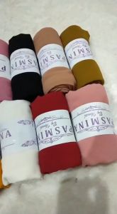 AliMaMa - PASHMINA CERUTY POLOS BABY DOLL - Pasmina Sabyan Ceruti Phasmina Babydoll Premium Medan