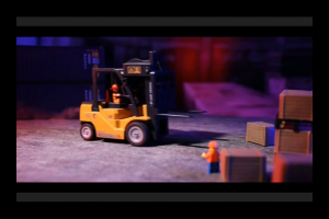1/24 scale RC Mini Forklift 10 channel with lights sound & smoke