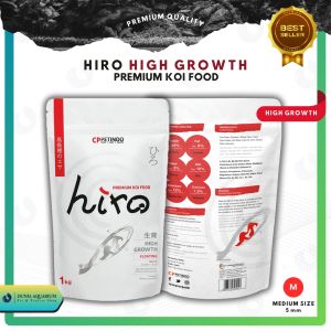 CPPETINDO Hiro High Growth Fish Food 5mm - Pelet Ikan Koi Premium 1kg