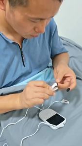 Professional VNS Therapy Device Rechargeable Ear Clip Vagus Nerve Stimulator for Deep Sleep Induction Anxiety Depression Relief