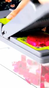 Vertical Diced Restaurant Manual Food Grater 12 in 1 Vegetable Cutter Chopper Gadgets - KA-808