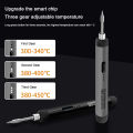 USB soldering iron mini small soldering iron set portable household type-C interface 800mAh battery Adjustable temperature. 