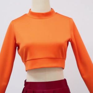Scooby Doo Velma cos Clothing   Halloween Costume Performance Outfit Scooby-Doo Velma cosplay