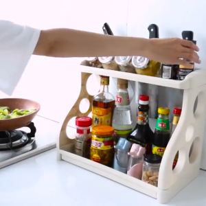 Kitchen shelf organizer shelf corner frame floor-standing multi-layer space-saving storage rack bathroom accessories