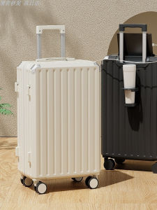 Front Opening Carry-On Suitcase Large Capacity Travel Bag 20 Inch Small 24 Inch Big Size Password Luggage ABS PC Material