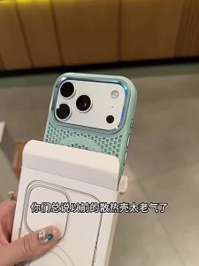 Luxury NEW Honeycomb Heat Dissipation Case For Google Pixel 11 Pro XL 10 Pro For MagSafe Alloy Lens Button Anti-drop Phone Cover