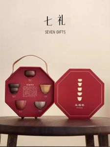 Master Lis Purple Clay Tea Cup Gift for Dad Retired Leader Commemorative Creative Practical Present Elderly Birthday