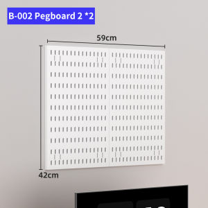 Multifunctional Wall-mounted Pegboard Thickly Built Stores Home Items And Doubles As A Display Rack.