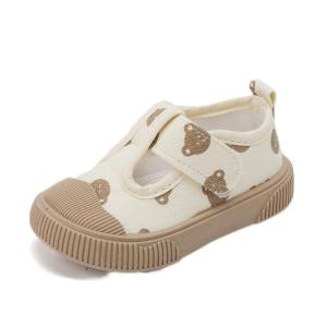 JIFANPAUL | Soft Sole Canvas Baby Shoes for Girls Spring Autumn