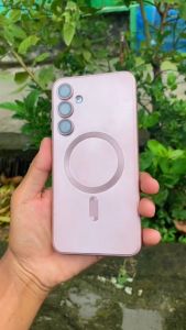 NEW MATTE MAGSAFE Case Compatible for Samsung A55 A35 A16 A06 A15 A05S A54 A14 S21 S22 S23 S24 FE S25 S25+ Plus Ultra silicone softcase magsafe camera protect