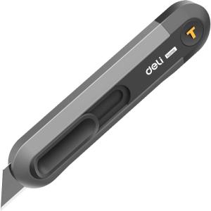 deli | Small Thick Utility Knife Household Use Parcel Opening Paper Cutting